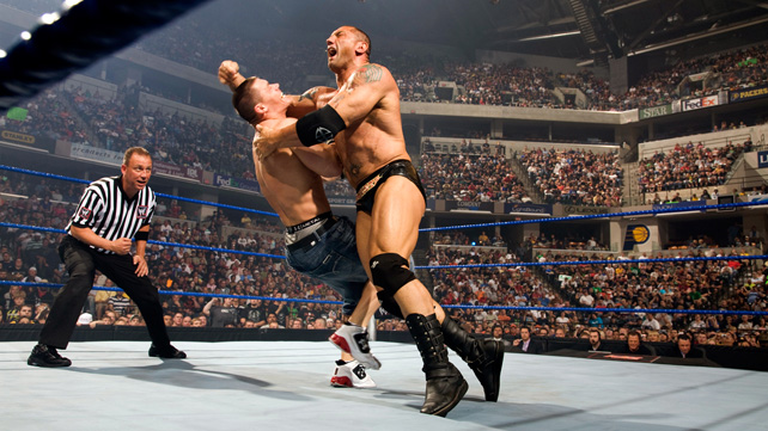 Video John Cena Vs Batista From Summerslam 2008 Available On Wwe S Youtube Channel Wwe 2k20 News Wwe 2k19 Caws Creations Unlockables Guide